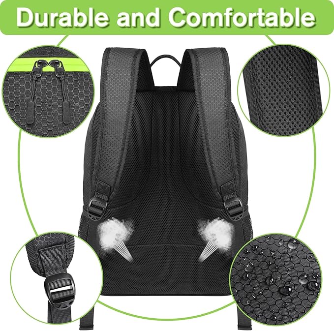 YOREPEK Soccer Backpack,Soccer Bag with Ball Holder, Water resistant Sport Equipment Bags Fit Basketball Volleyball Football