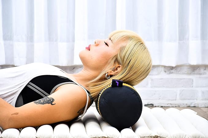 Leewadee Small Yoga Bolster – Shape-Retaining Cervical Neck Roll, Tube Pillow for Comfortable Reading, Kapok Filling, 22 x 6 x 6 inches