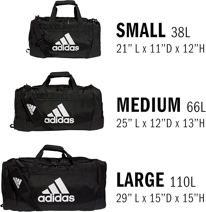 adidas Unisex Defender 4.0 Gym Duffel Bag for Men and Women, Team Royal Blue, Large (110L)