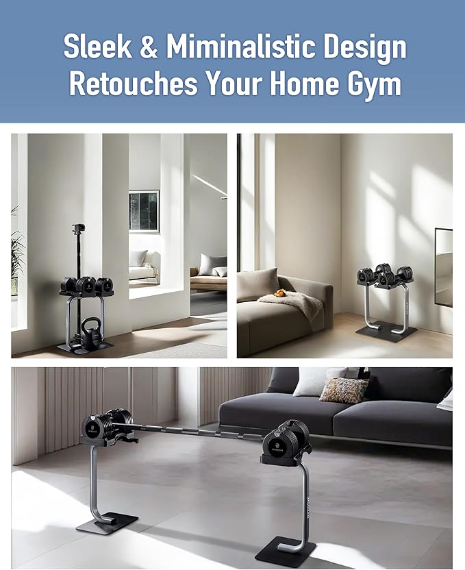 Adjustable Dumbbell – 12.5/25lb Single Unit OR Set of 2 – 5-in-1 Adjustable Weight for Home Gym, Strength Training & Fitness Workouts, White OR Black