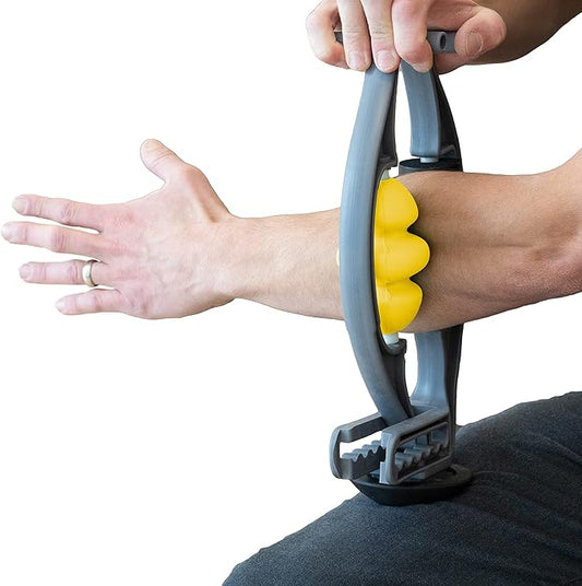 Rolflex Arm & Leg Massager Roller – Muscle Roller to Address Golfer’s Elbow, Tennis Elbow, Carpal Tunnel & More – Arm & Leg Massage Roller for Muscle Tightness & Faster Recovery