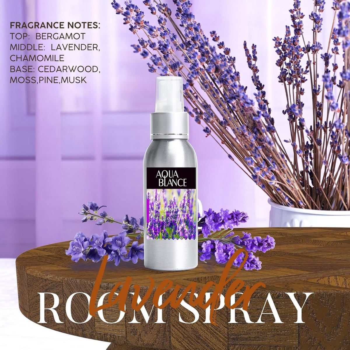 Fragrant Room Spray, Lavender, Vanilla, Citrus, 3 x 3.4 fl oz, Air Fresheners Odor Eliminator for Home, Bathroom, Concentrated Room Spray