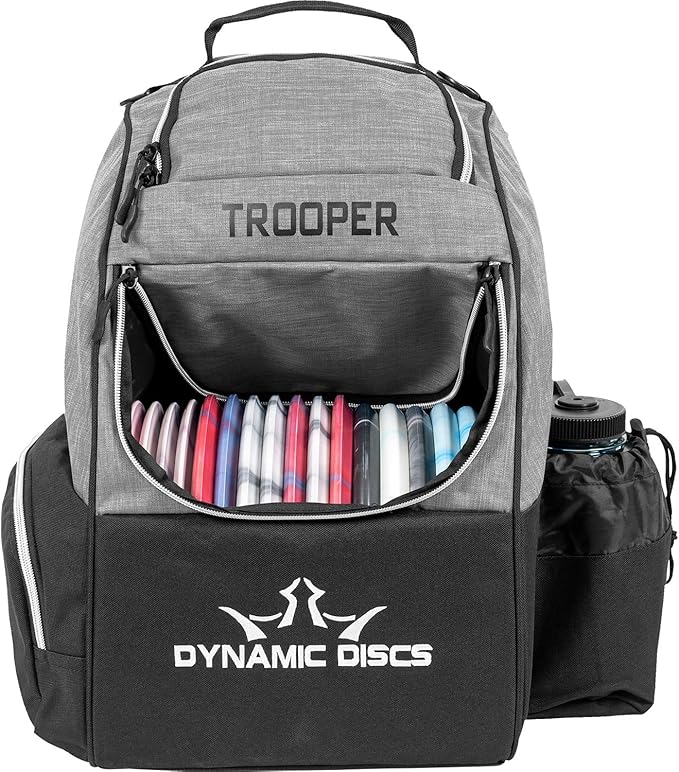 Dynamic Discs Trooper Disc Golf Bag | Large Frisbee Bags with 18+ Discs Capacity | Lightweight & Durable Backpack | Great Gifts or Disc Golf Accessories for Men | Ideal for Beginners & Pro Players