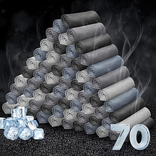 Honoson Cooling Towel Bulk - Neck & Face Cool Chilly Towels Microfiber Breathable Sport Sweat Rag for Gym, Yoga, Travel, Camping, Running, Outdoor