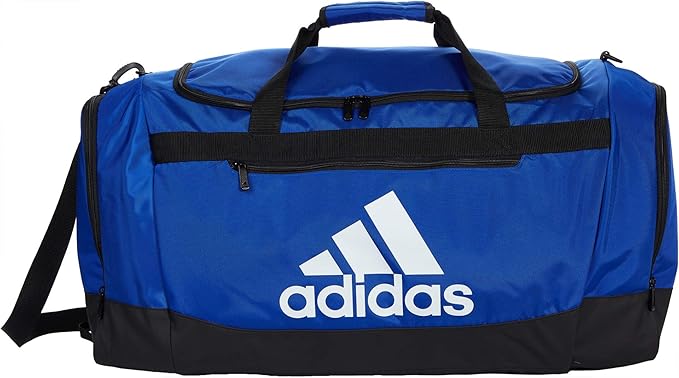 adidas Unisex Defender 4.0 Gym Duffel Bag for Men and Women, Team Royal Blue, Large (110L)
