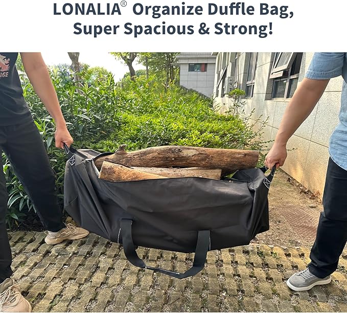 36 Inch Large Duffle Bag for Travel - 100L Extra Large Heavy Duty Duffel Bag with 2 Sides Handles, Sport Equipment Storage Bag for Camping-Black