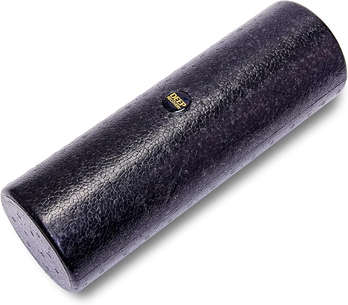 Yoga Foam Roller for Physical Therapy & Exercise – Firm Back Roller for Back Pain, Legs, and Shoulders, 12in x 4in Travel Size – Deep Tissue Massage for Myofascial Release