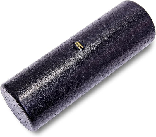 Yoga Foam Roller for Physical Therapy & Exercise – Firm Back Roller for Back Pain, Legs, and Shoulders, 12in x 4in Travel Size – Deep Tissue Massage for Myofascial Release