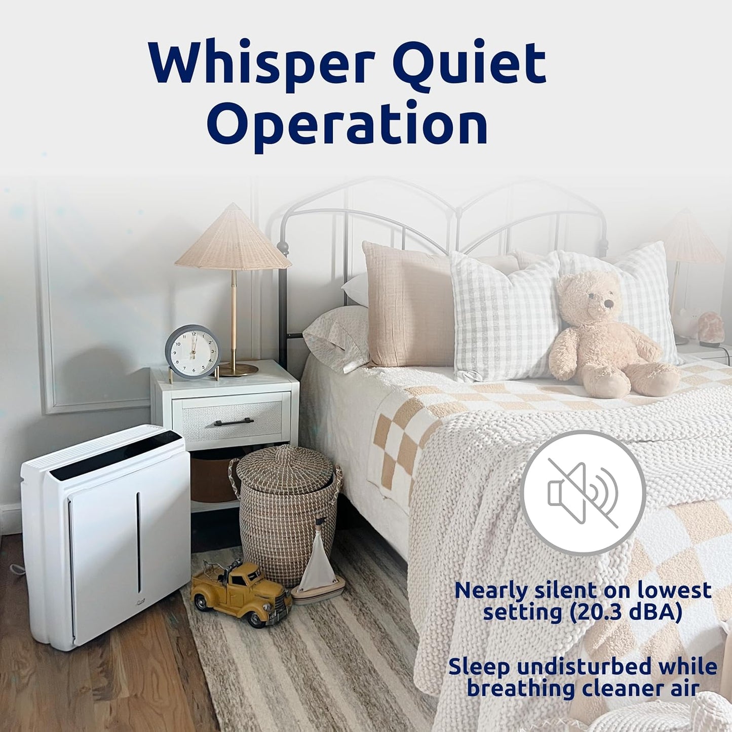 Rabbit Air, A3 SPA-1000N Air Purifiers for Home, Ultra Quiet HEPA Air Purifier - Wall Mountable Air Purifiers for Home Large Room, Allergies, Dust, Mold, Smoke & VOCs - (Black, Odor Remover Filter)