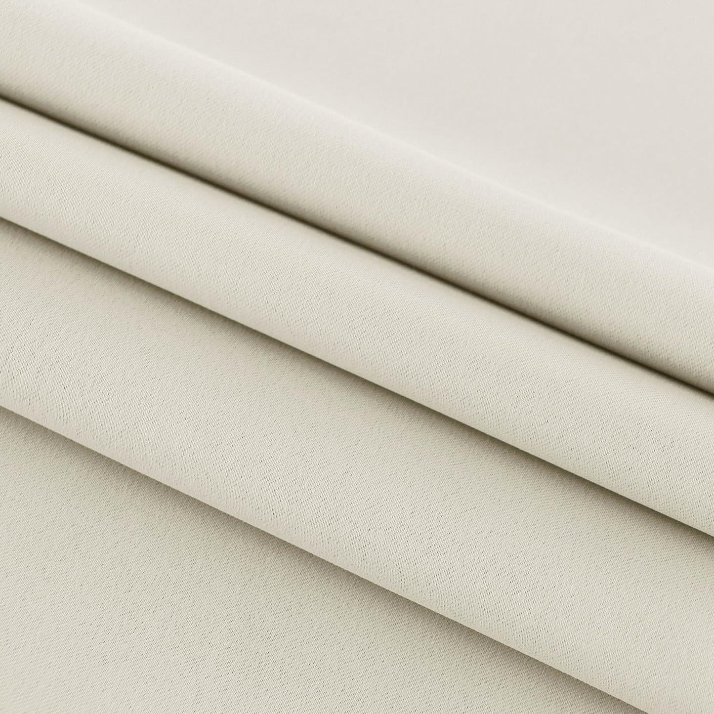 DWCN French Door Curtains – Rod Pocket Thermal Blackout Curtain for Doors with Glass Window, Kitchen and Patio Doors for Privacy, 12 X 72 Inches Long, 1 Curtain Panel with Tieback, Light Beige