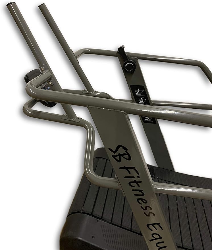 CT700 Self Generated Curved Commercial Exercise Workout Treadmill with 8 Resistance Levels and Front Digital Display