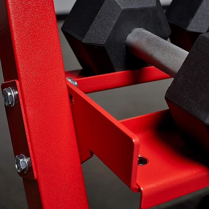 REP Fitness Rubber Hex Dumbbell Set, Adjustable Weight Pairs, Home Gym Equipment, Strength Training For Men Women, Black Coated Grips, Workout Rack Storage Optional, Heavy Lb Free Weights