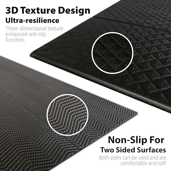 Foldable Yoga Exercise Mat – Lightweight, Anti-Slip, and Easy to Store for Yoga, Pilates, Home Workouts, and Floor Exercises
