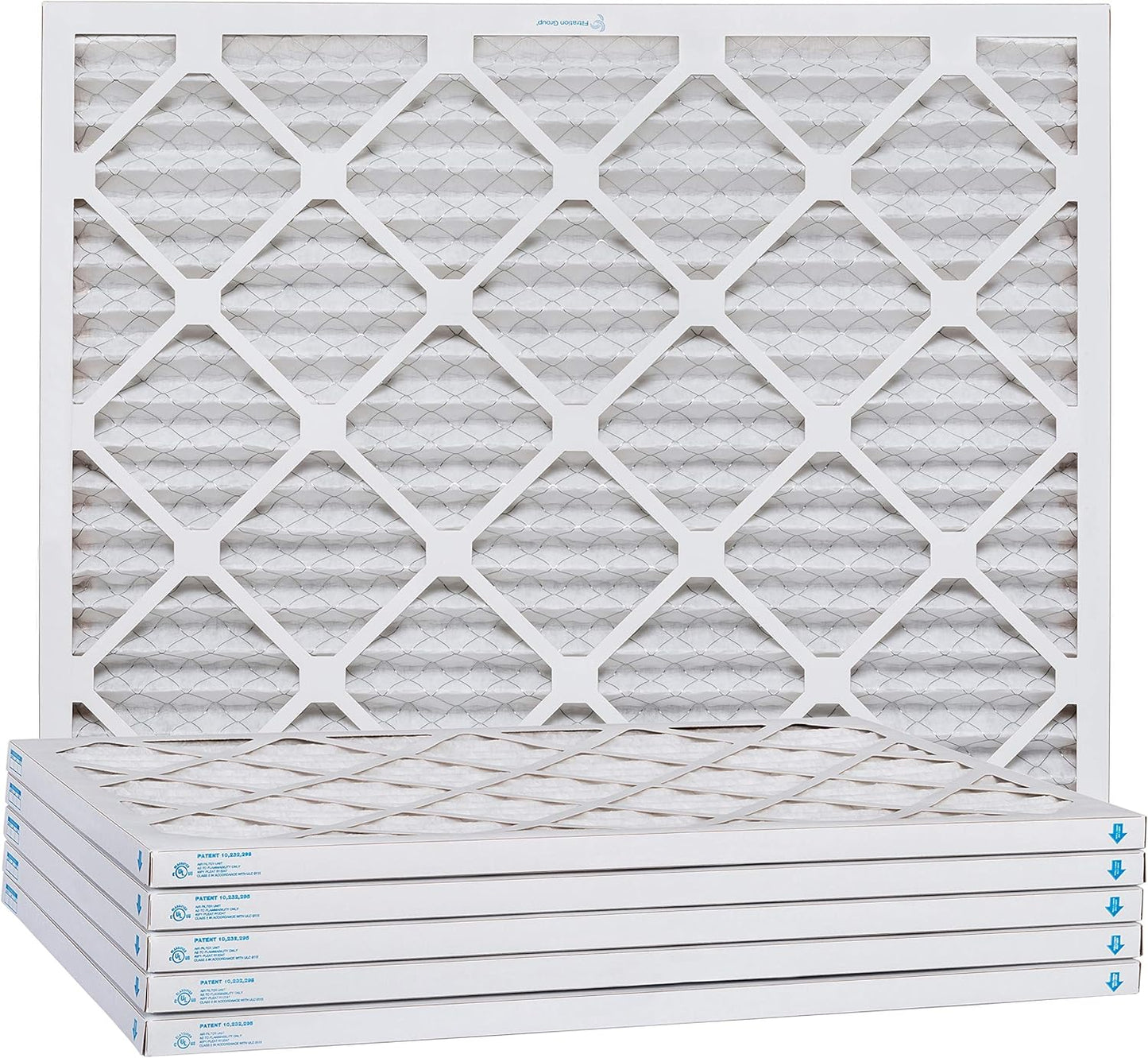 Aerostar 10x20x1 MERV 8, Pleated Air Filter, 10x20x1, Box of 6, Made in the USA