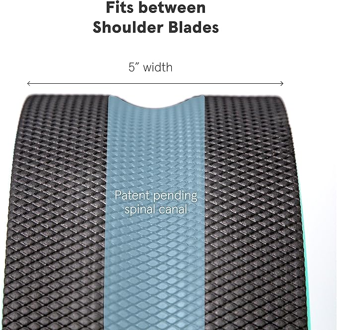 Chirp Wheel Foam Roller - Targeted Back & Neck Pain Relief, Muscle Massage, Trigger Point Therapy, High-Density Foam Tool for Physical Therapy, Stretching & Exercise, 500lbs Capacity, 10-Inch Mint