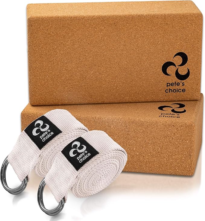 2-PACK or 5-PACK Yoga Exercise Adjustable Straps 8Ft | BONUS eBook | with Durable D-Ring For Pilates & Gym Workouts | Hold Poses, Stretch, Improve Flexibility & Maintain Balance