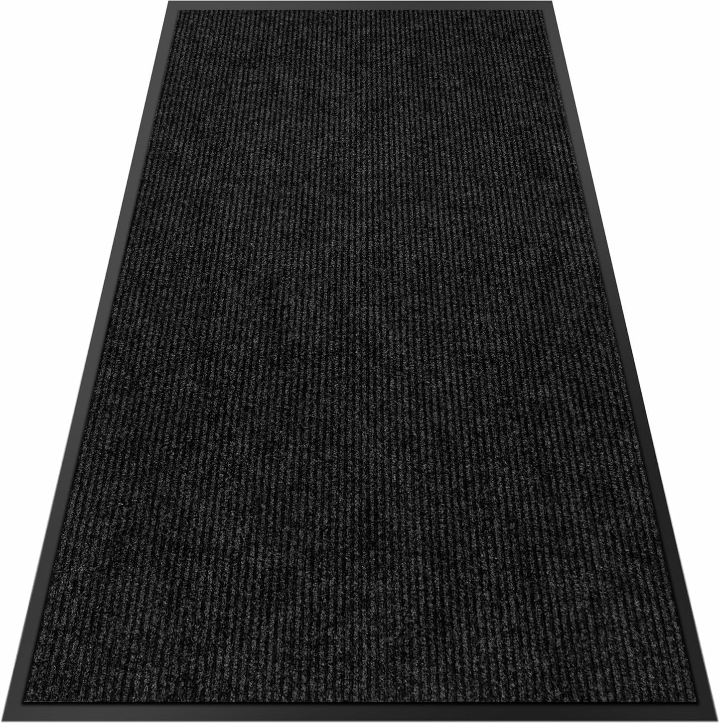 2′ x 19′ Front Door Mat Indoor Outdoor Entrance, Commercial Floor Mat Heavy Duty Dirt Trapper Entryway Doormat, Custom Size Non Slip Rubber Backing Welcome mat, Door Mat for High Traffic Area