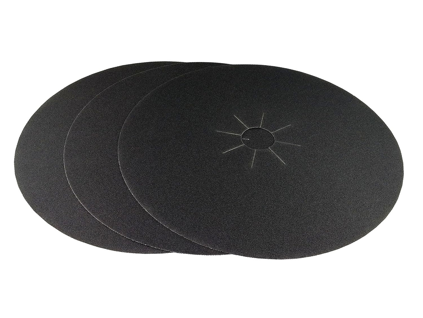 Starcke 16'' x 2'' Silicon Carbide Slotted Edger Floor Sanding Discs (10 Pack, 120 Grit)