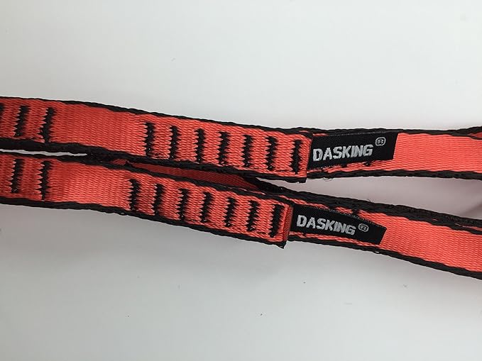 DASKING Aerial Silks Starter Kit - Durable 11Yards of Aerial Yoga Hammock with Hardware, Aerial Swing for Acrobatic Flying Yoga & All Levels (Aerial Rigging Point Up to 14ft)