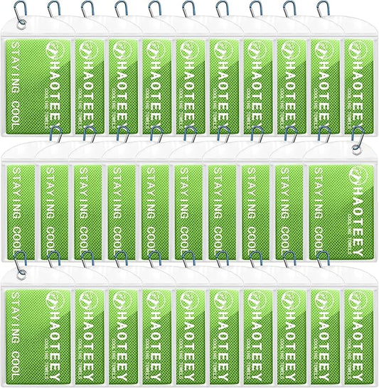 Cooling Towels Pack of 30, 40"*12" Neck Cool Towel Bulk, Cold Towels for Neck and Face, Cooling Rags Sports Towel for Hot Weather, Running, Soccer, Yoga, Gym, Golf