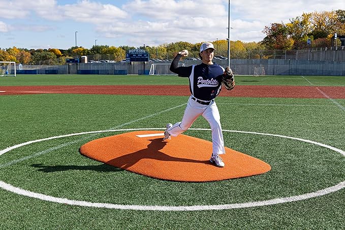 10" Full Length Game Mound - One-Piece - Game Pitching Mounds