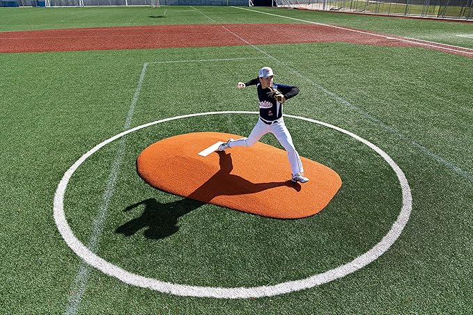 10" Full Length Game Mound - One-Piece - Game Pitching Mounds